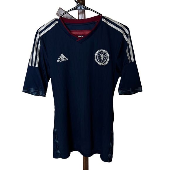 2014 Adidas Scotland Soccer Jersey Medium - Picture 1 of 4